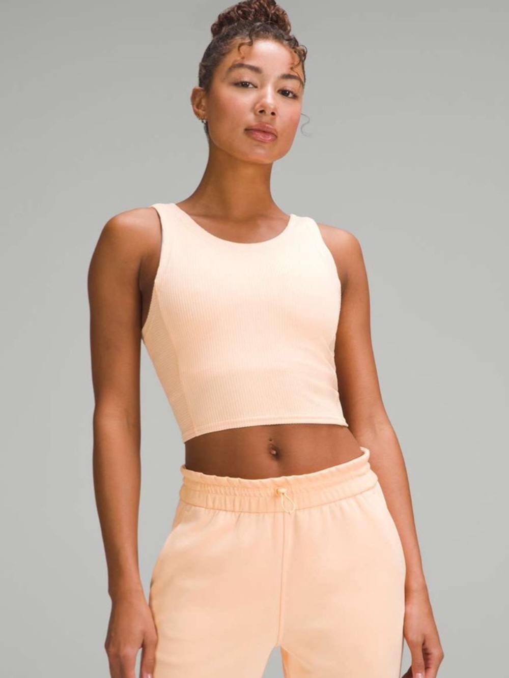 Lululemon Ribbed Softstreme Cropped Tank Top - Picture 1 of 6
